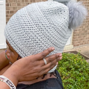 Crochet Beanie Pattern, Crochet Slouchy Hat, Easy Crochet Hat, Textured  Hat, Winter Beanie in Sizes Toddler to Large, Instant Download
