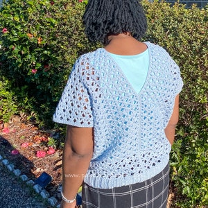 CROCHET PATTERN, Crochet Tank Top, Women&#39;s Crochet Top, Lace Crochet Top, Crochet Summer Top, Modern Crochet, Sizes XS-5X, Instant Download