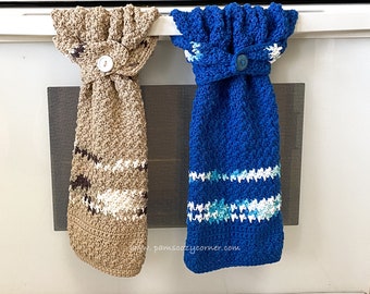 Crochet Kitchen Towel and Washcloth Pattern (PDF Pattern)