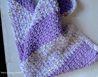 Chunky Crochet Baby Blanket Pattern, Bernat Yarn (PDF Pattern)