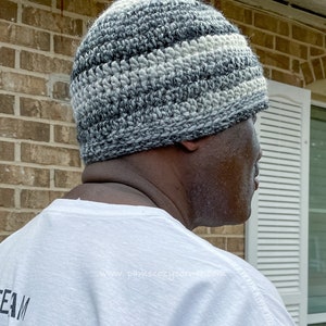Crochet Beanie Hat Pattern, Crochet Men&#39;s Beanie, Crochet Men&#39;s Hat, Crochet Men&#39;s Beanie Hat, Crochet Hat Pattern, Crochet Beanie Pattern