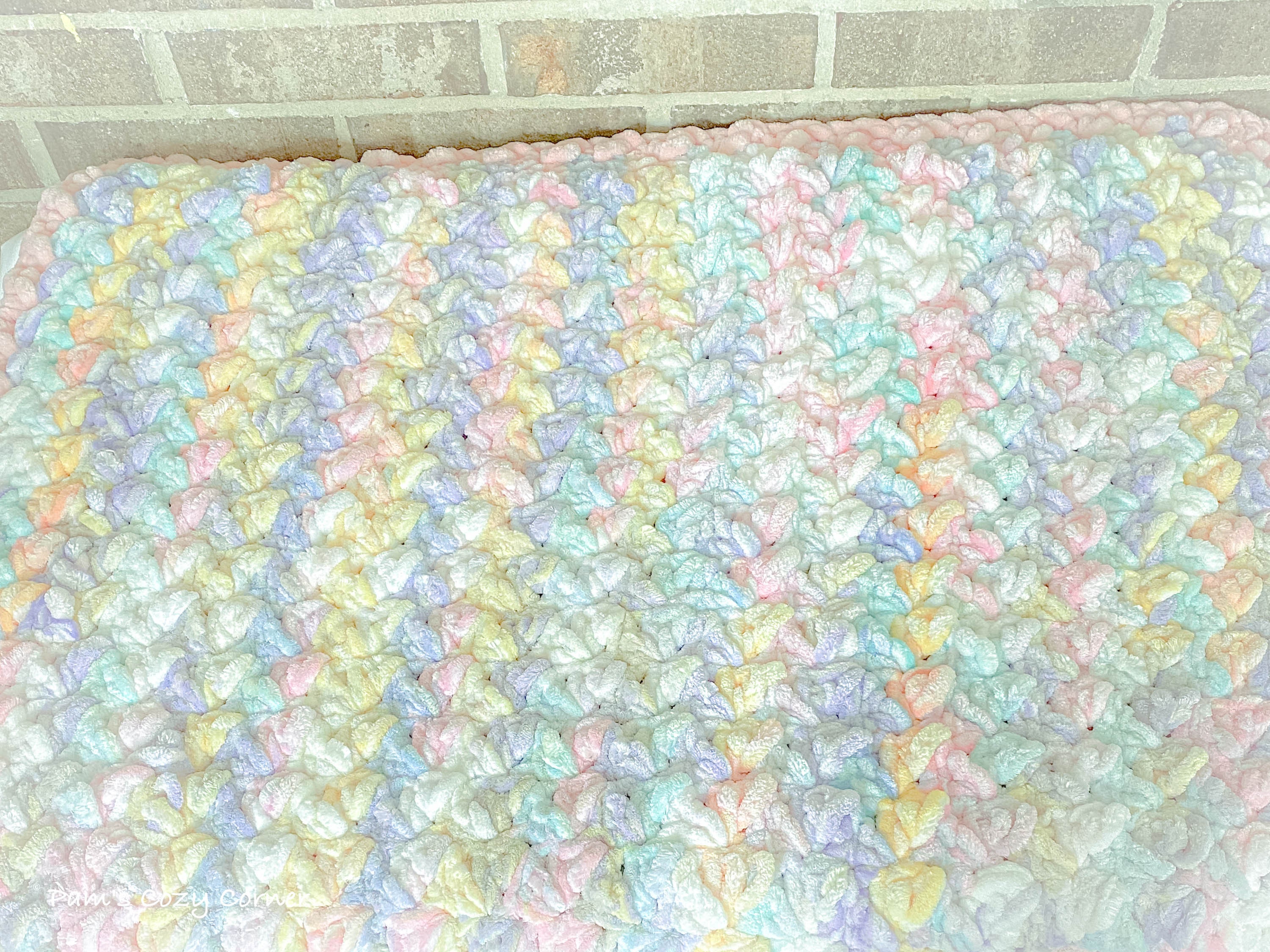 Chunky Crochet Blanket Pattern: Bulky Yarn Winter Throw (PDF Pattern ...