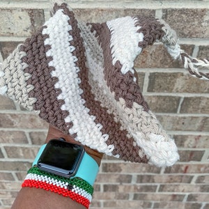 Double Thick Crochet Potholder Pattern, Crochet Hot Pad Pattern, Crochet Oven Mitts, Crochet Mittens, image 8