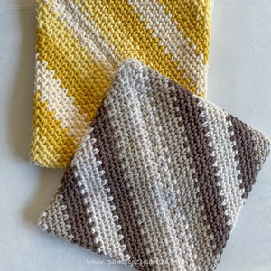 Double Thick Crochet Potholder Pattern, Crochet Hot Pad Pattern, Crochet Oven Mitts, Crochet Mittens, image 2