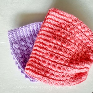 Crochet Messy Bun Hat Pattern-Try Out Messy Bun Hat Pattern-Crochet Messy Bun Beanie-Messy Bun Beanie