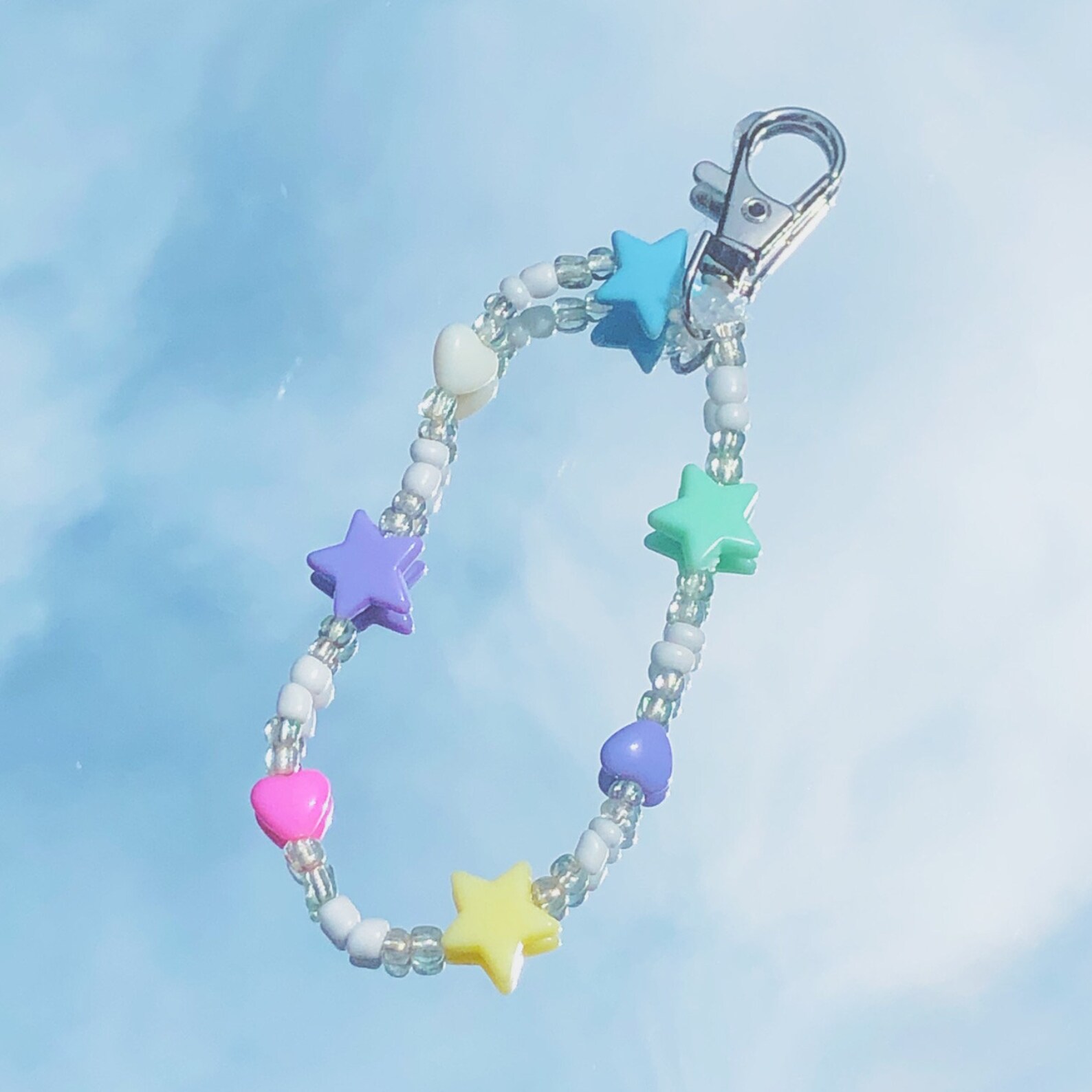 Aesthetic Keychain Bracelet Jewelry and Accessories Trendy Etsy