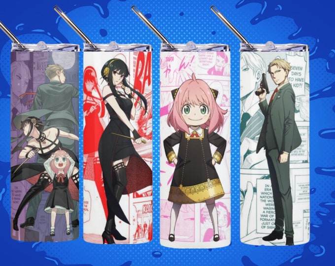 Agent Family  Manga Panel 20 oz Skinny Tumbler