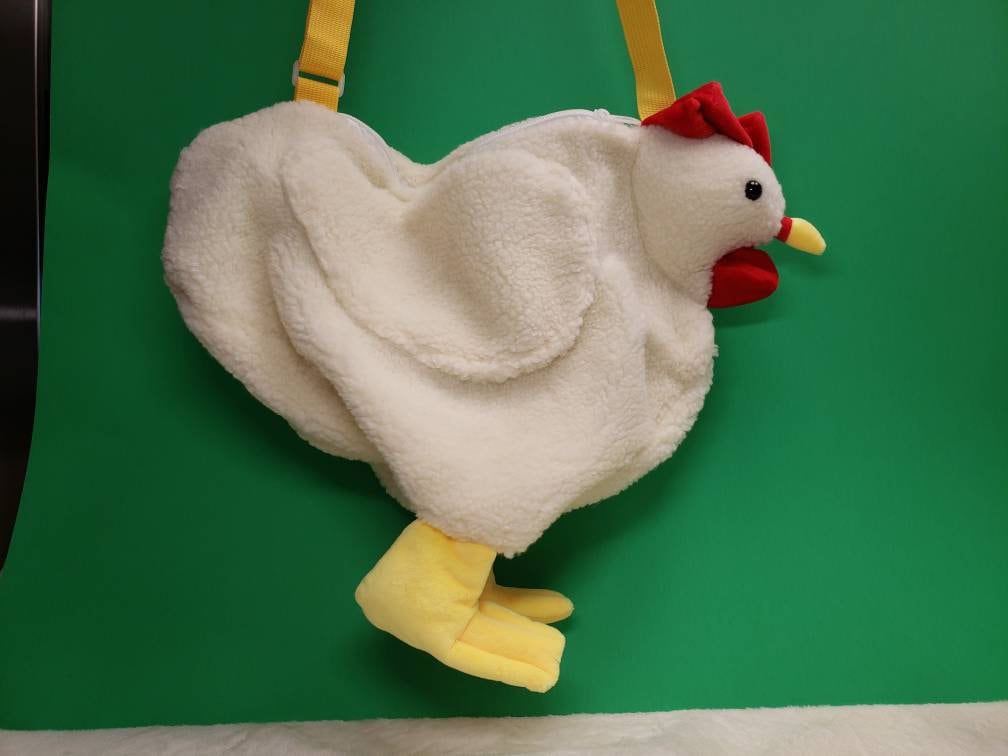 Chicken Purse Including Legs Adorable Fun Gift Side Pocket Etsy
