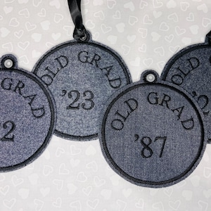 Personalized Old Grad Ornament Repurposed from USMA West Point Cadet Uniforms.  Licensed USMA Crafter.