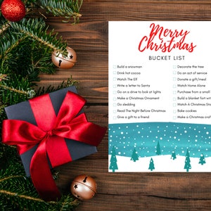 Christmas Bucket list-Printable Christmas Activities