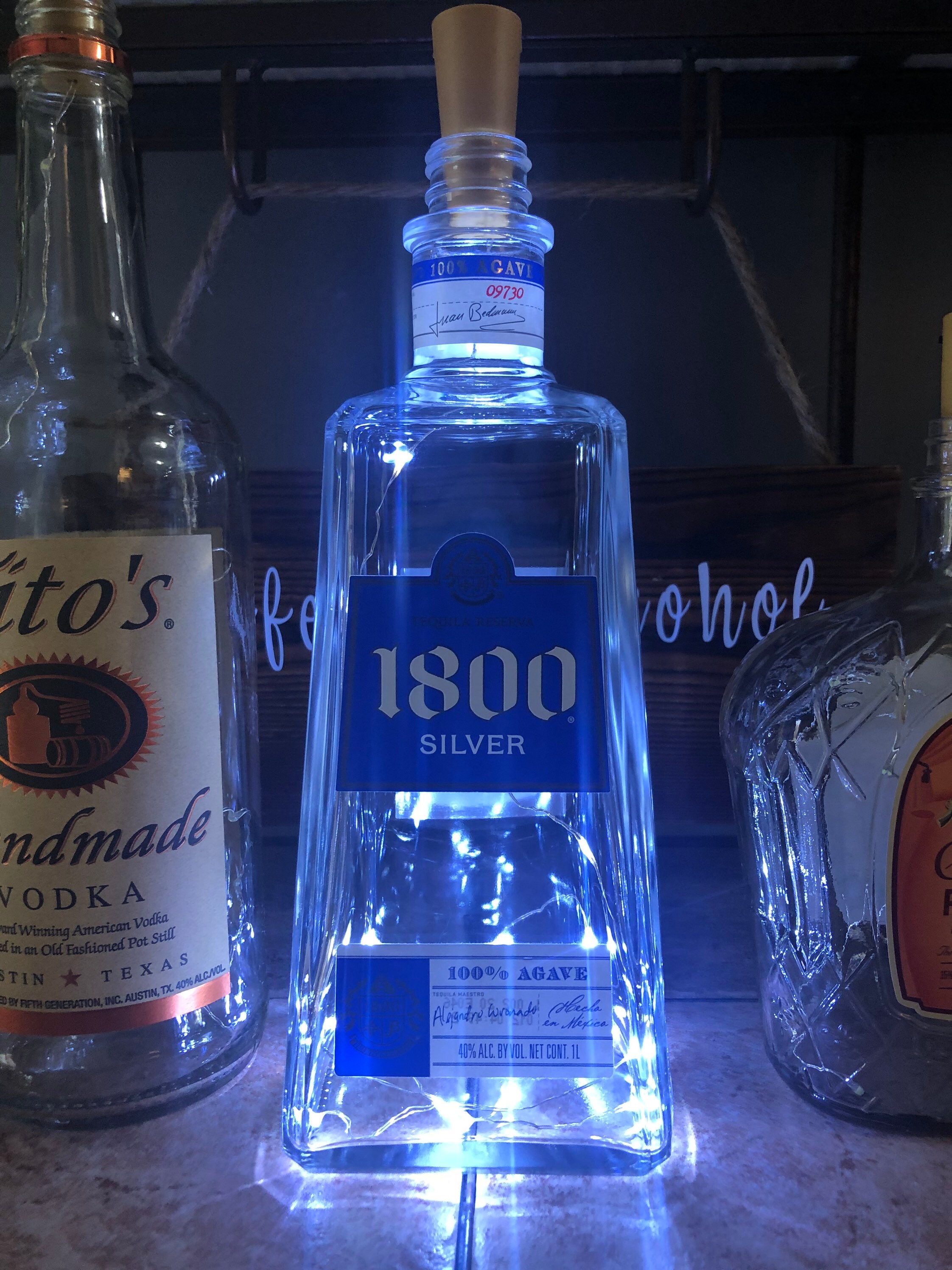 1800 liquor bottle Etsy