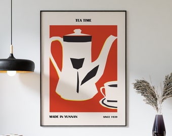 Vintage Tea Poster | Etsy