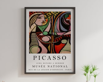 Picasso Girl Mirror Etsy