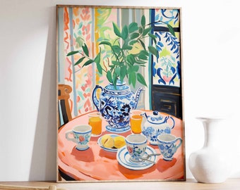 Lámina vintage para mesa de centro, póster de viaje italiano, decoración de cocina
