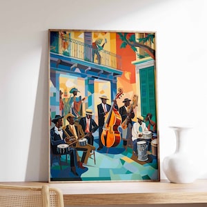 Impresión de música de jazz, póster de jazz, impresión de música retro, regalo para músico, arte negro, regalo para amante de la música, regalo para músico, impresión de jazz