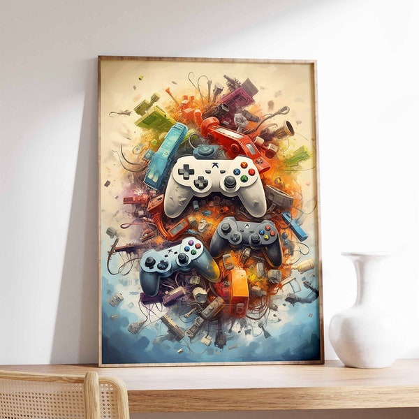 Gaming A1 Poster Etsy