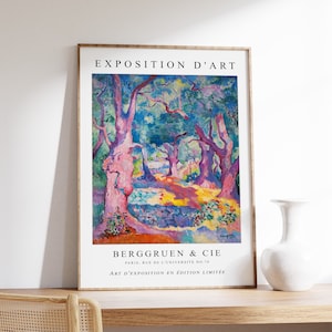 Henri Manguin Exhibition Poster, Fauvist French Expressionist Art Print
