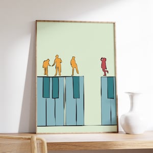 Music Print, Music Poster, Music Decor, Music Gift, Wall Art, Illustration Art, Gift for Music Lover, Gift for Musician, A1/A2/A3/A4