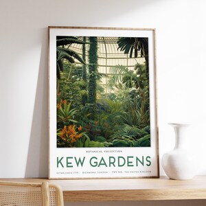 William Morris Print, Kew Gardens Print, London Print, William Morris Poster, Vintage Wall Art, Floral Art, Vintage Poster, A1/A2/A3/A4