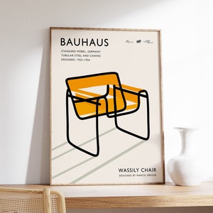 Retro Scandinavian Furniture Art Print, Vintage Swedish Home Decor, Bauhaus Art, Retro Poster, Retro Art Poster, Vintage Gift, A1/A2/A3/A4