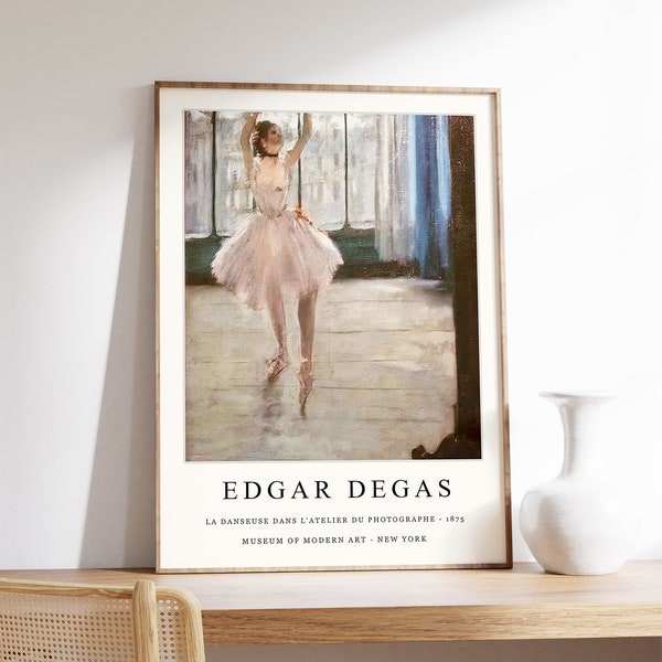 Edgar Degas Art Poster, Degas Wall Art, Ballet Art, Ballet Poster, Ballet Gift, Impressionistische Muurkunst, Impressionistische Kunst, Cadeau, A1/A2/A3/A4