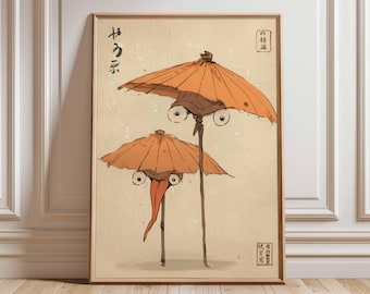 唐傘お化け 和傘妖怪妖怪アート (デジタルダウンロード) - Etsy 日本
