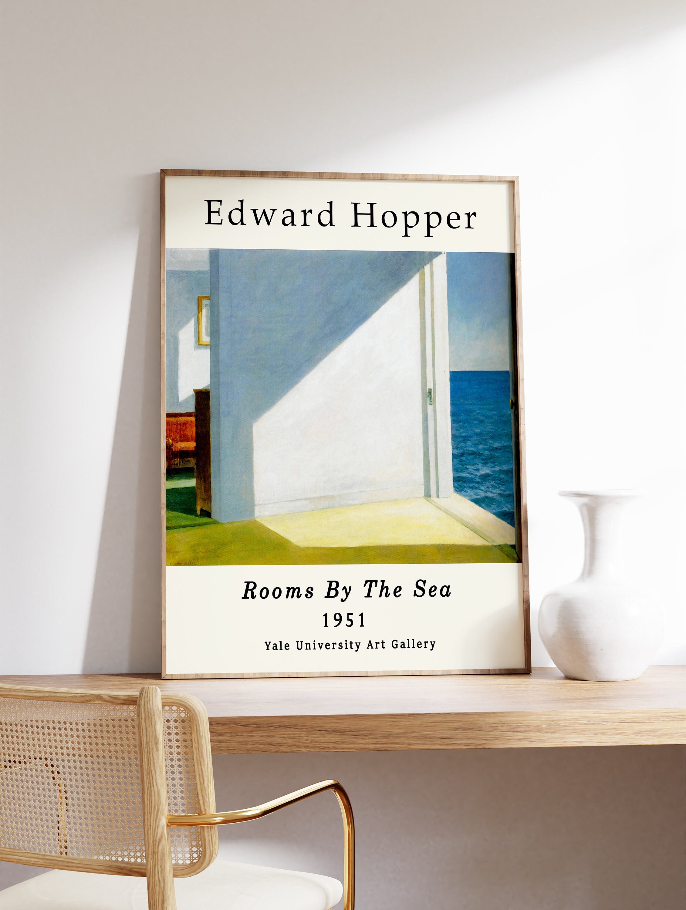 Edward Hopper Exhibition Poster Rooms by the Sea Gallery Etsy Edward Hopper Exhibition Poster Rooms by the Sea Gallery Etsy