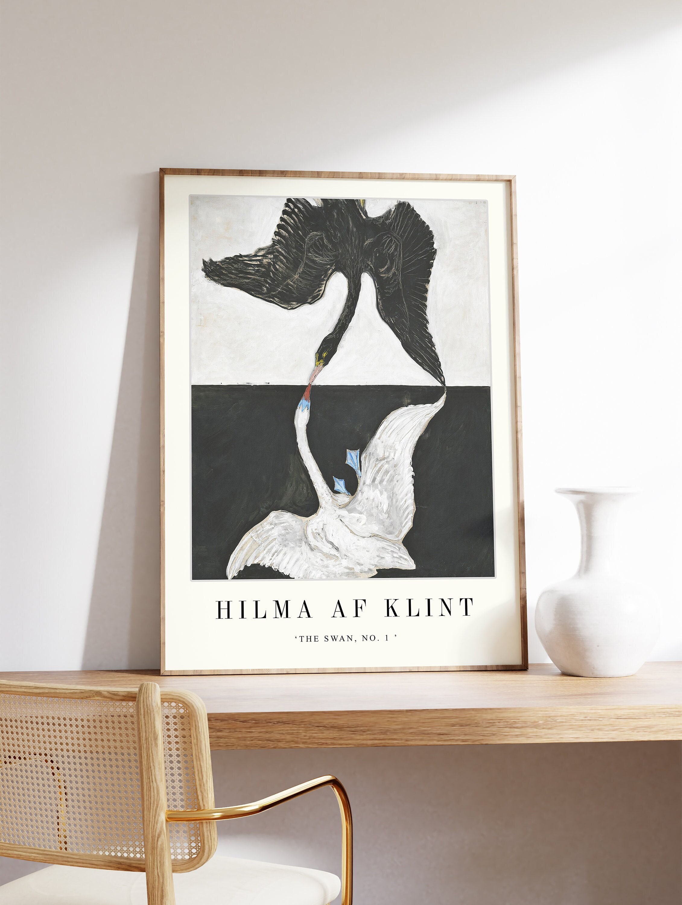 Hilma af klint swans - Etsy 日本