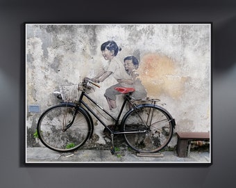 Banksy, Pattaya, Thailand, Street Art Poster - Gallery Quality Print - Graffiti - Wall Art - Ideal Gift - Multiple Sizes