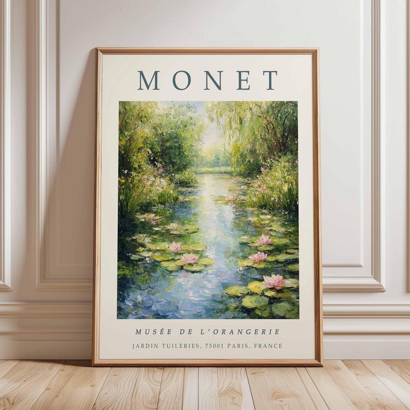 Claude Monet Print 50x70 - Etsy