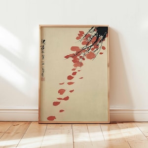 Kirschblüten Poster, Sakura Wandkunst, Japan Poster, Blumendruck, Japanische Baum Dekoration, Natur Kunst Geschenk Druck
