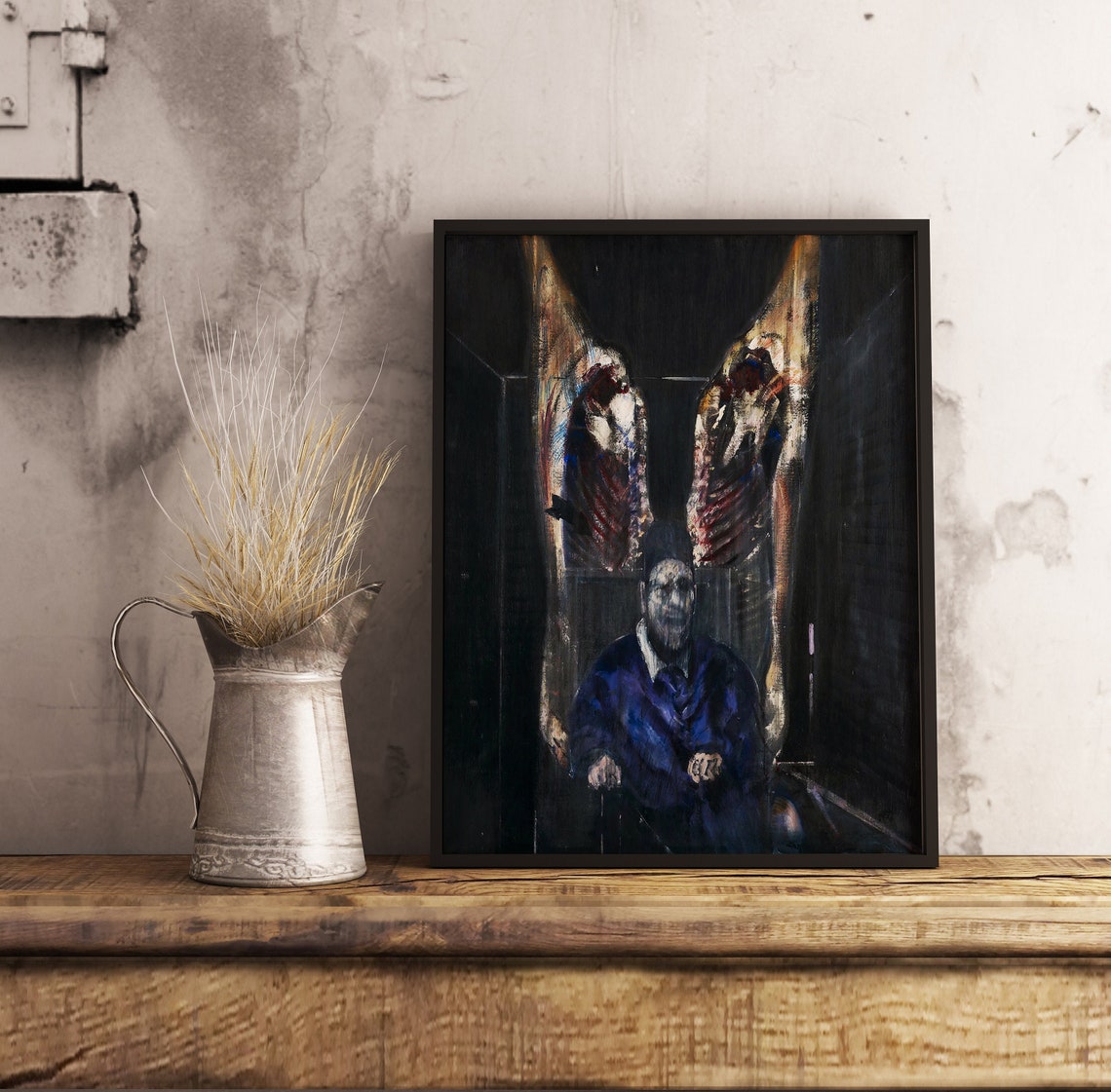 Francis Bacon Poster Figure With Meat Francis Bacon Print | Etsy