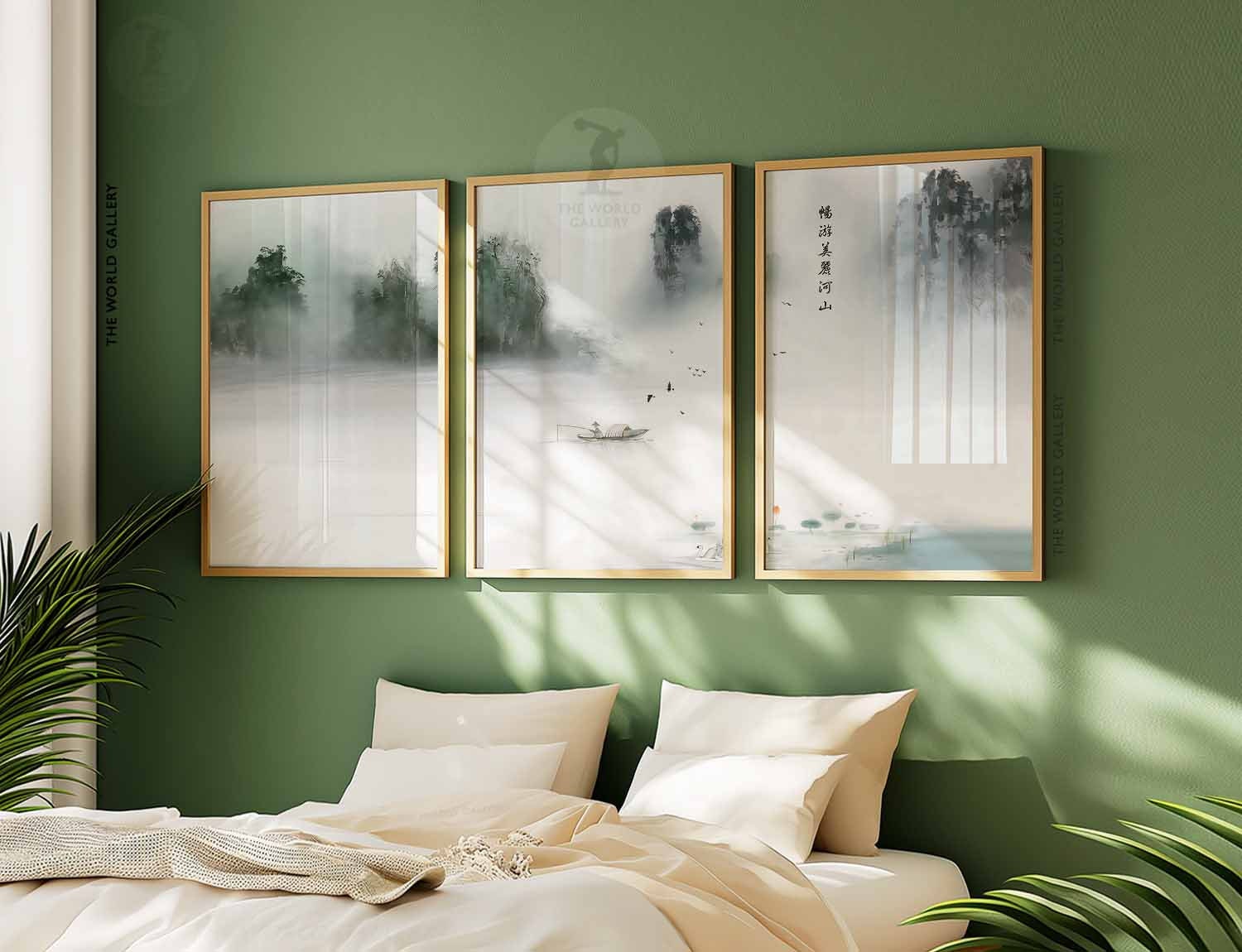 Japanese Wall Art Set of 3 Posters, Japanese Wall Print, Floral Print ...