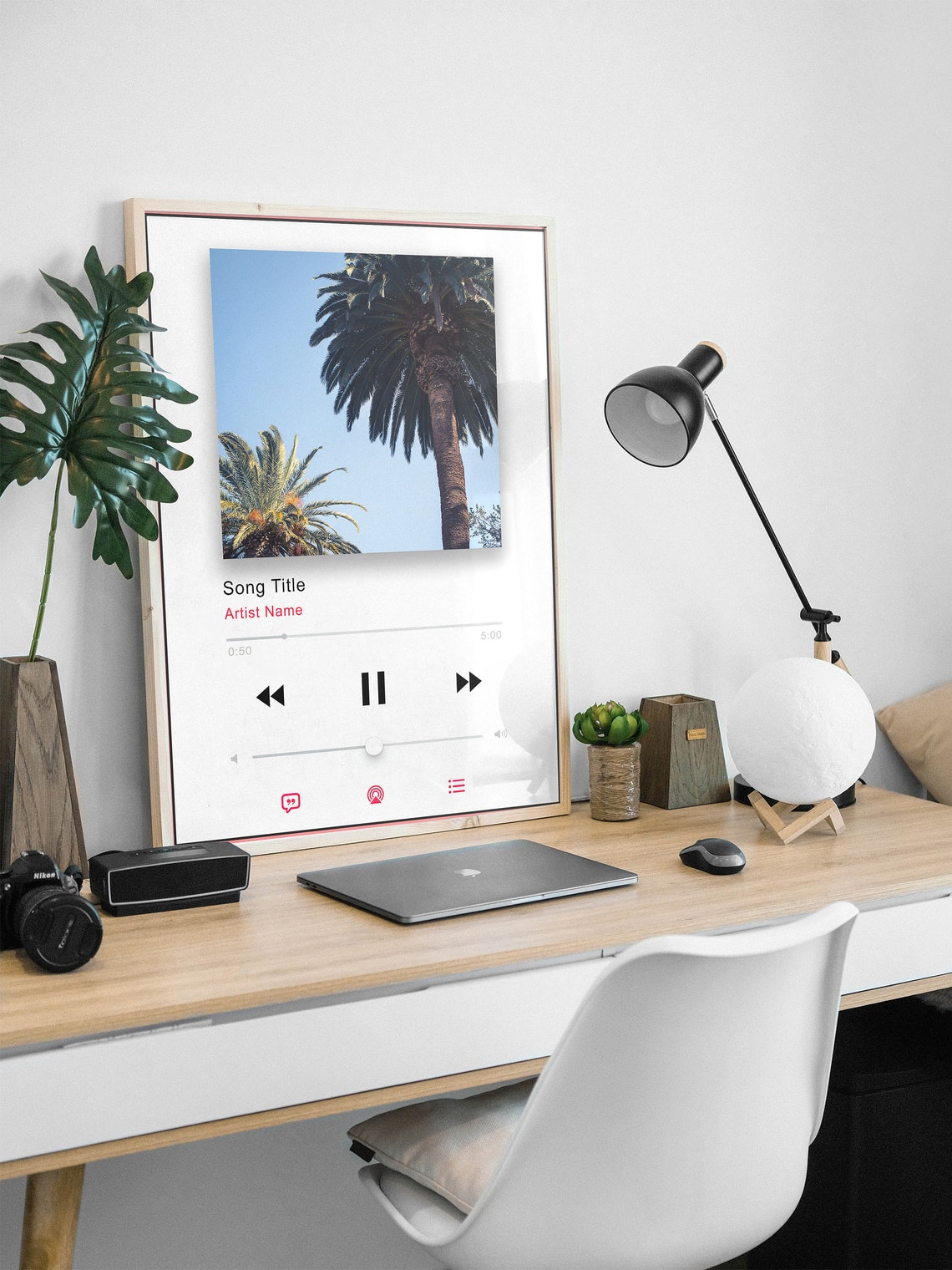 Personalised Spotify Poster Print album cover art wall art Etsy