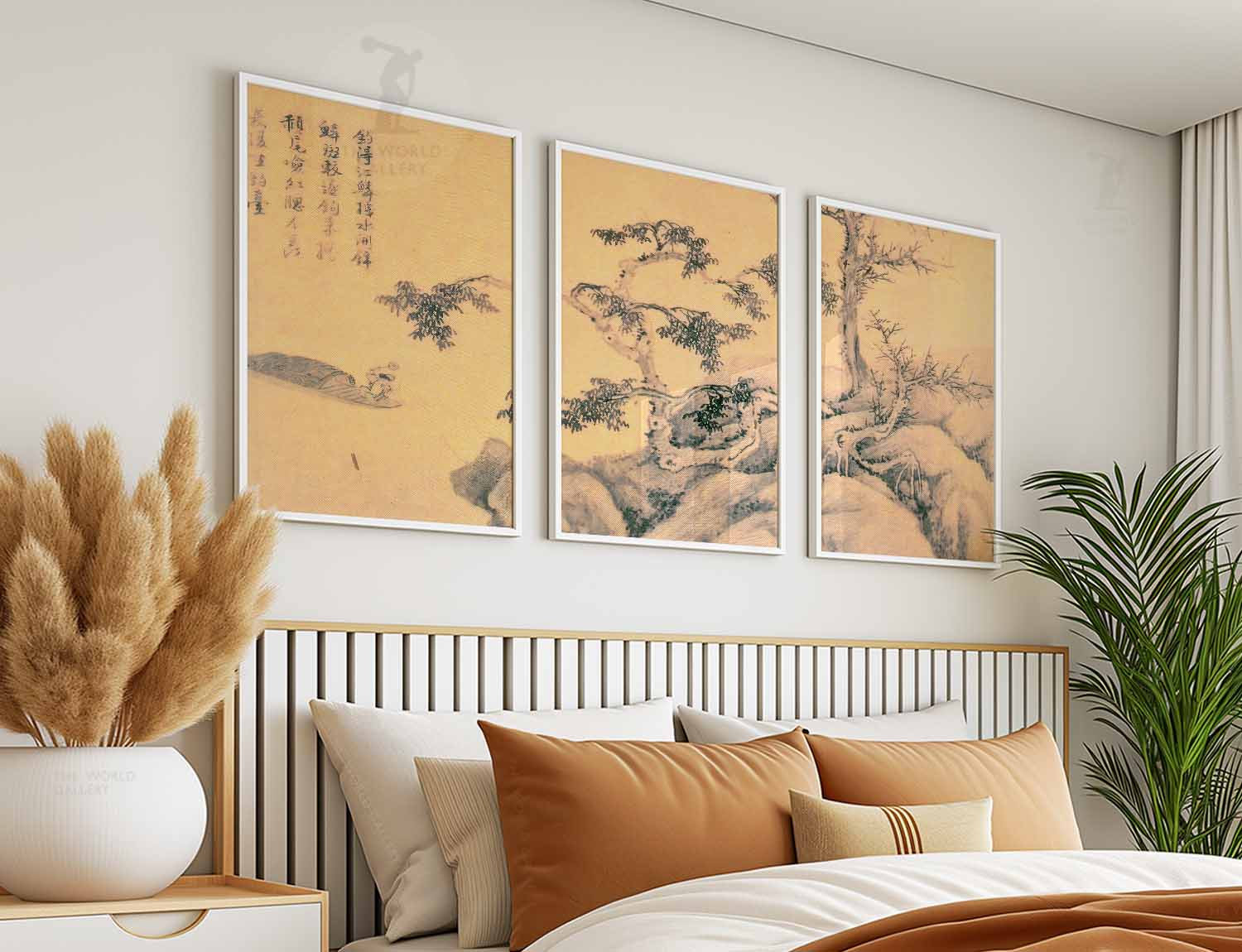 Japanese Art Print Set of 3, Asian Wall Decor - Etsy