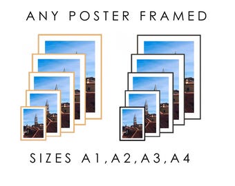 Pine Wood Framed Art Prints: Custom Poster Framing