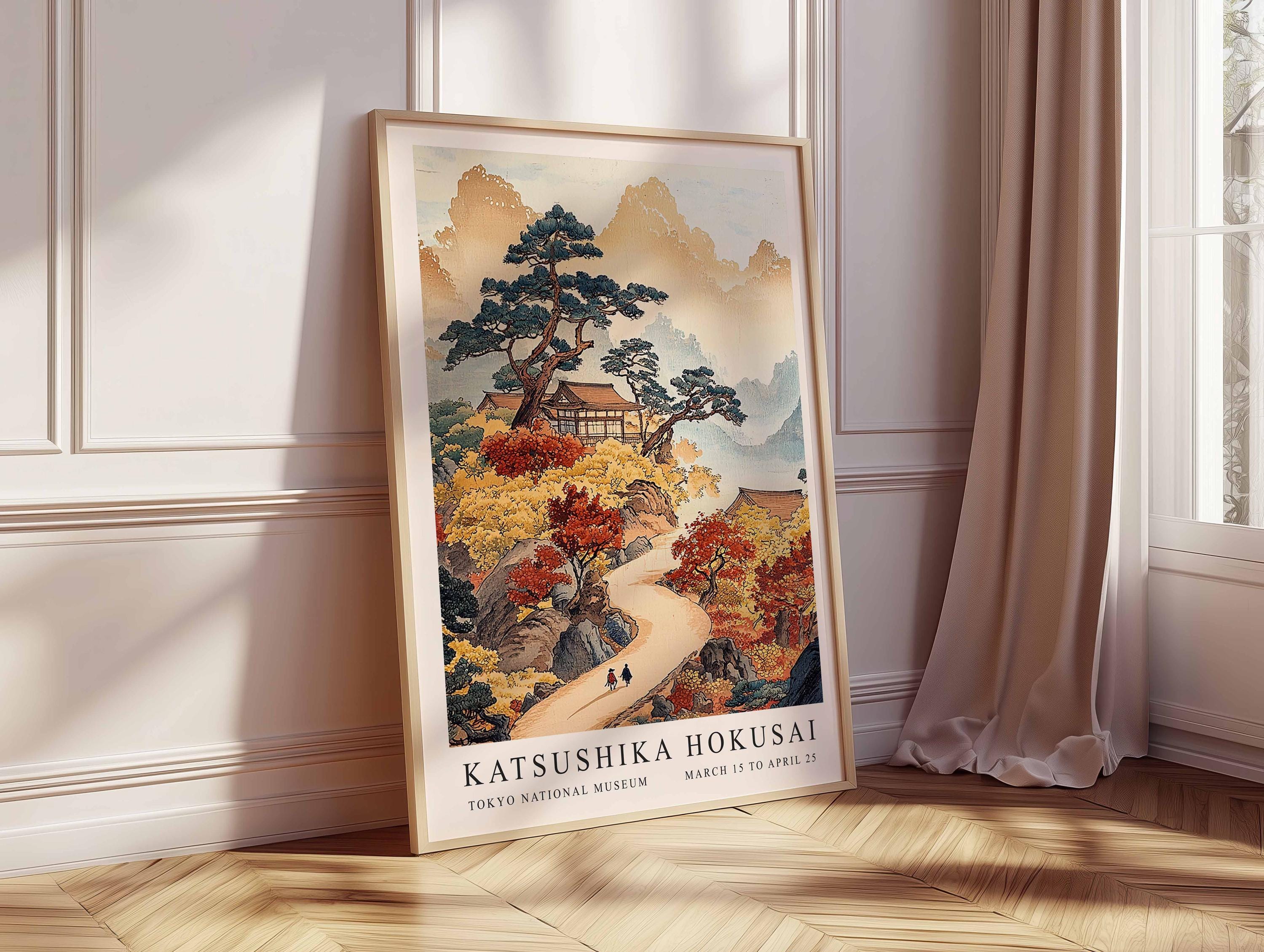 Japanese Wall Art, Hokusai Poster, Ukiyo-e Print, Japandi Wall Art