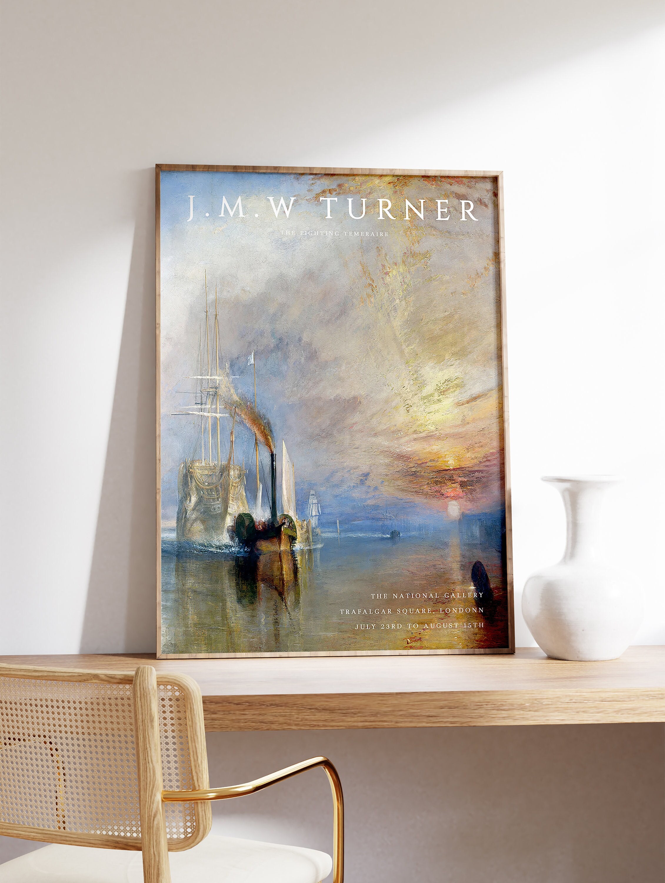 William Turner Exhibition Art Print J. M. W. Turner Poster Etsy UK