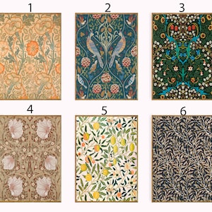 William Morris Poster Sets, William Morris Print, Abstract Art, Floral Print, Abstract Print, Vintage Art, Minimalist, Interior Design