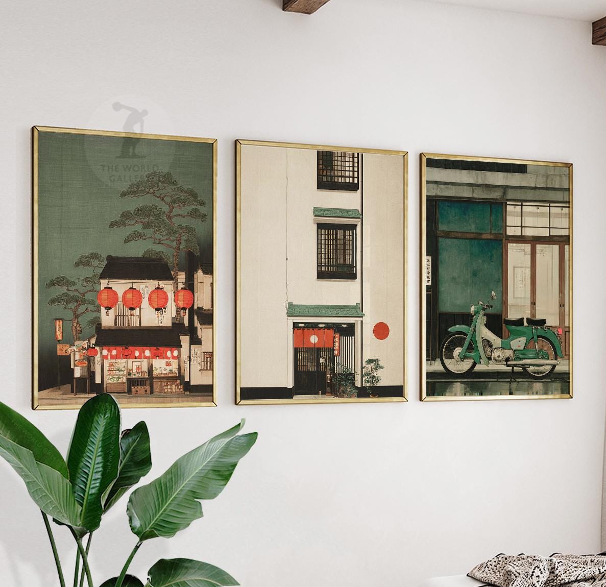 【シールド未開封】TASCHEN 写真集 Inside Asia インテリア Japanese Street Poster Set | Asian Wall Art Prints | Japandi