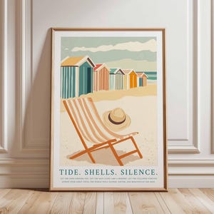 Beach Wall Art, Coastal Decor, Ocean Print, Blue Wall Art, Swimming in Ocean Print, Summer Poster, Beach House Decor, Minimalist Wall Art