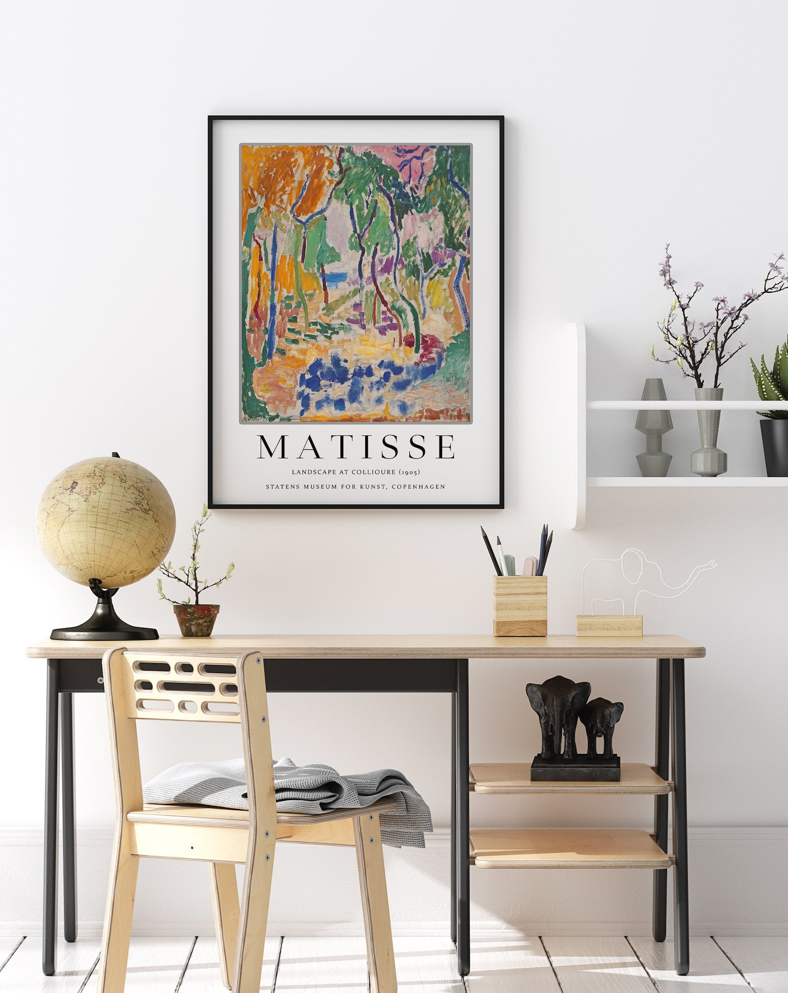Henri Matisse Poster Landscape at Collioure Matisse Print Etsy