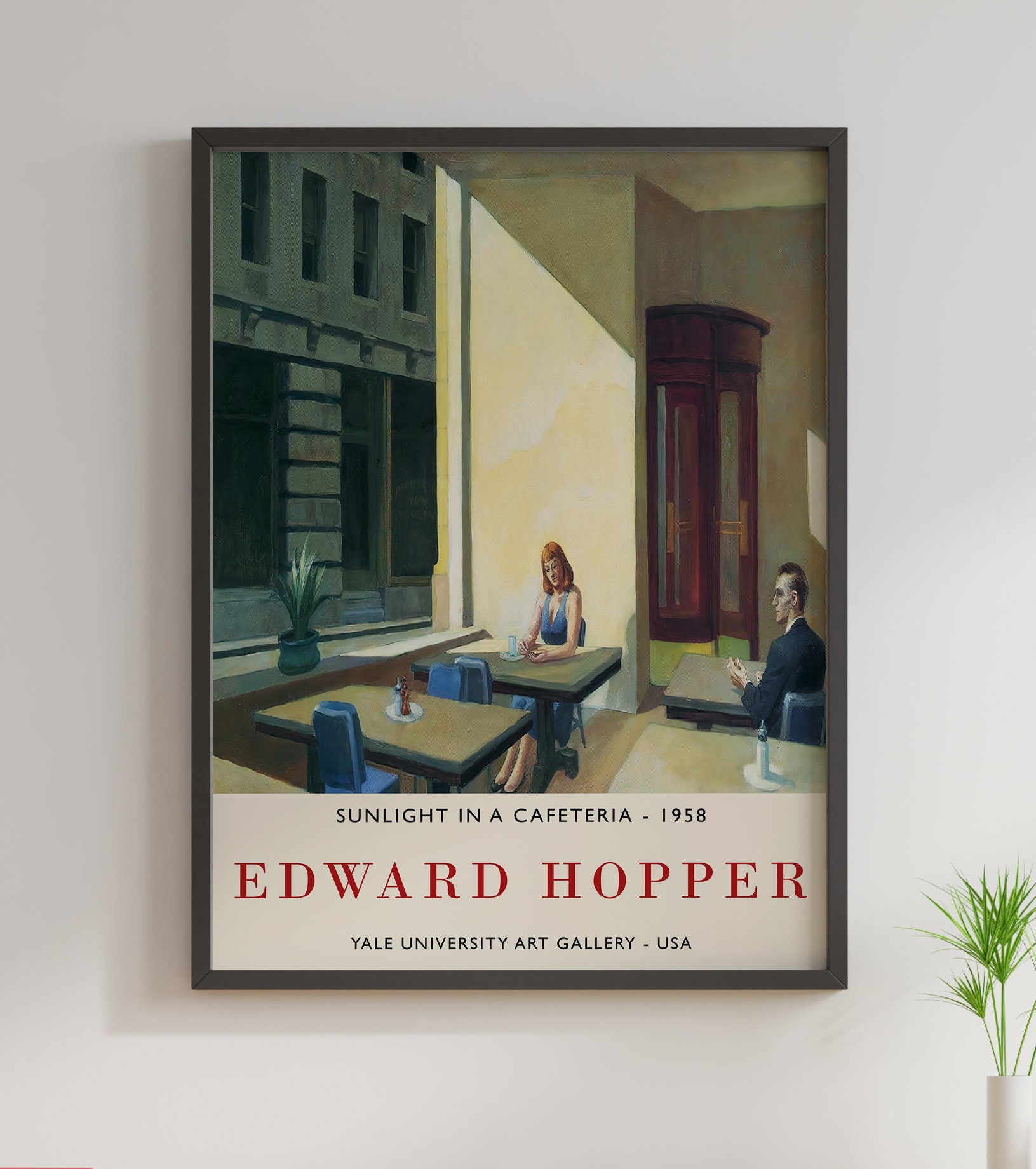 Edward Hopper Exhibition Poster Gallery Quality Print Etsy