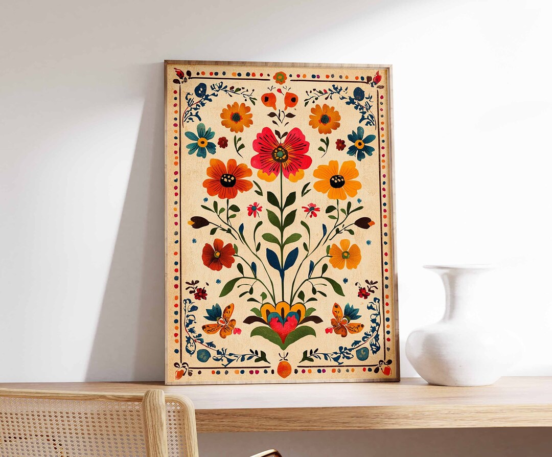 Vintage Mexican Poster, Mexican Prints, Mexican Decor, Traditional ...