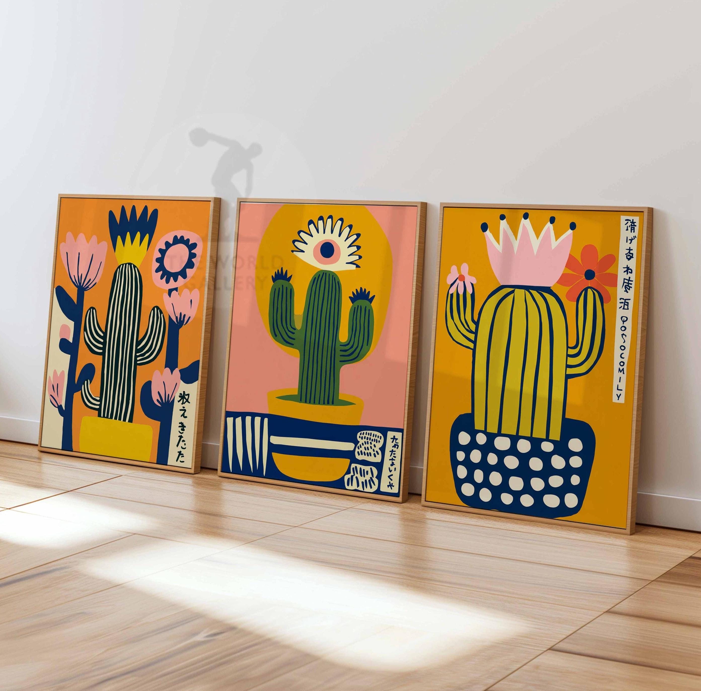Abstract cactus art - Etsy.de