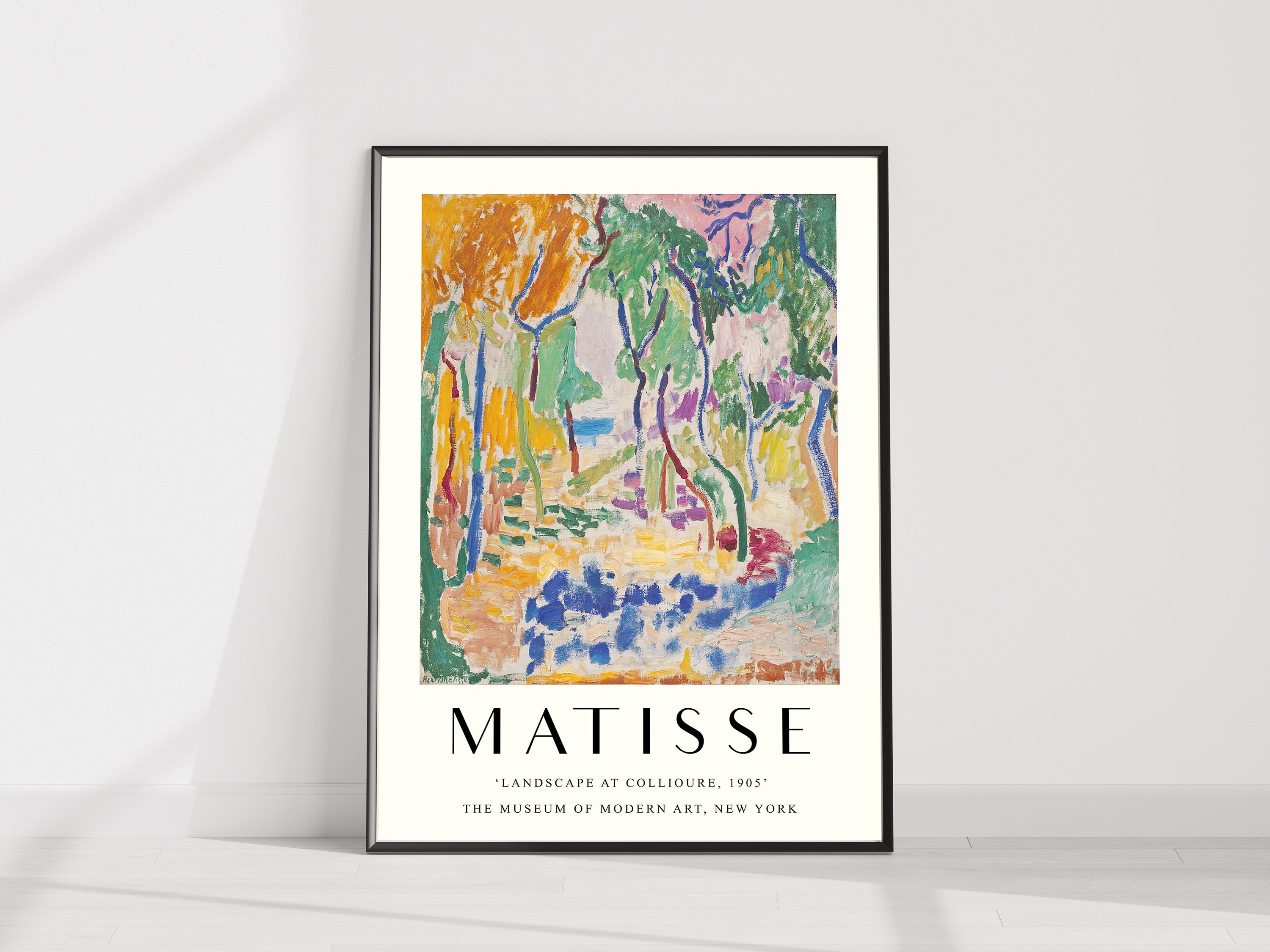 Henri Matisse Exhibition Poster Choose a Style Landscape Etsy