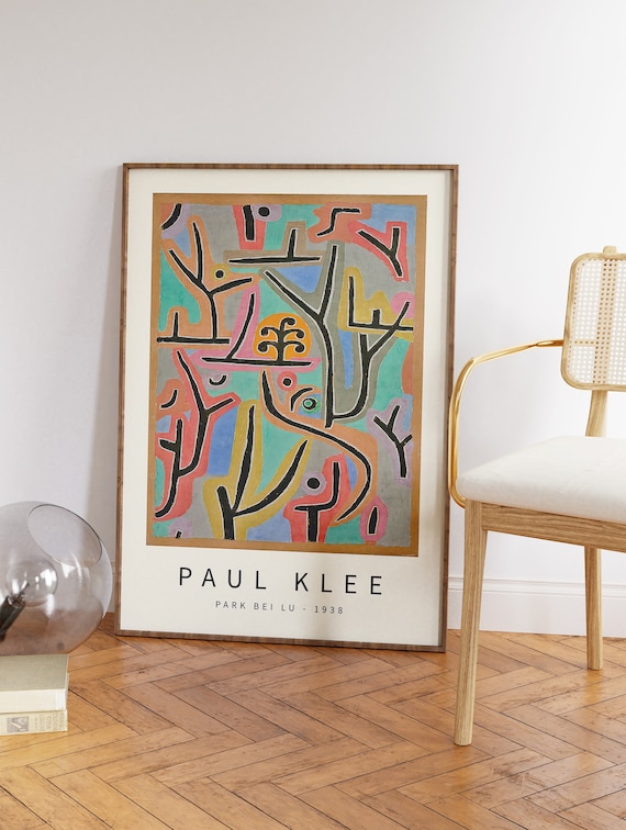 Paul Klee Exhibition Poster, Abstract Art Print, Pattern Decor - Etsy