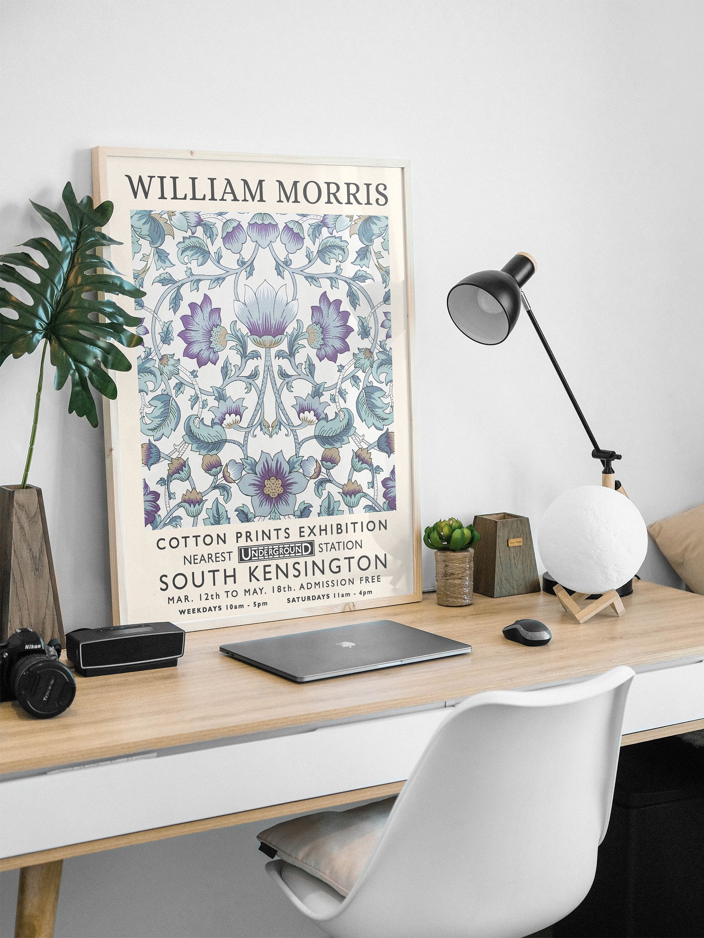 william morris print ties