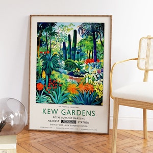 Kew Gardens Exhibition Poster, William Morris Botanical Print image 3