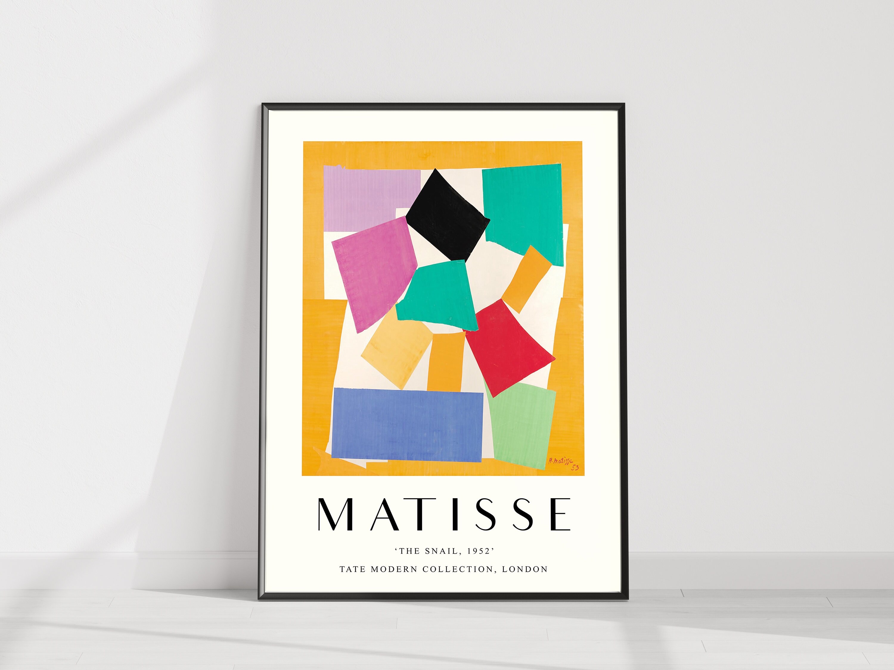 Henri Matisse Exhibition Poster Choose a Style The Snail Etsy